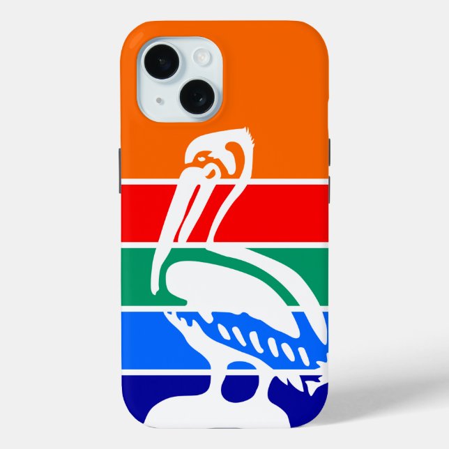 Apple iPhone 15 Case-Mate with St. Petersburg flag Case (Back)