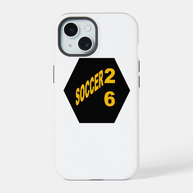 Apple iPhone 15 Case  SOCCER 26 (Back)