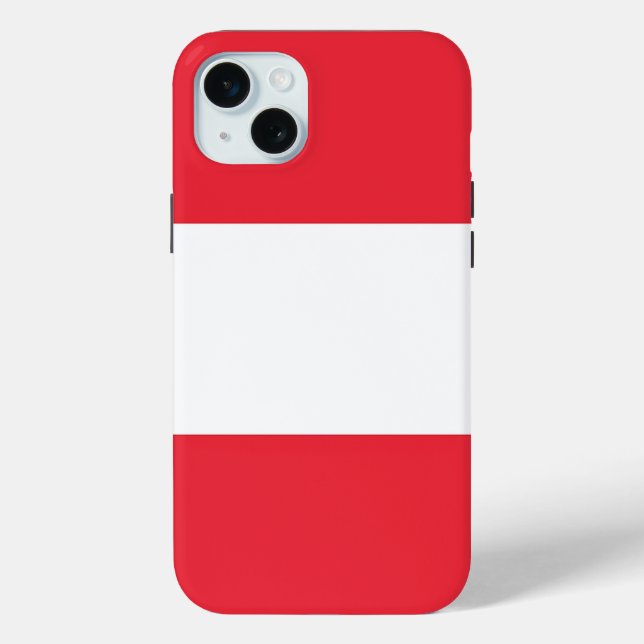 Apple iPhone 15 Plus Case, Austria flag Case-Mate iPhone Case (Back)