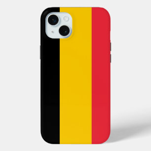 Apple iPhone 15 Plus Case, Belgium flag Mini Case