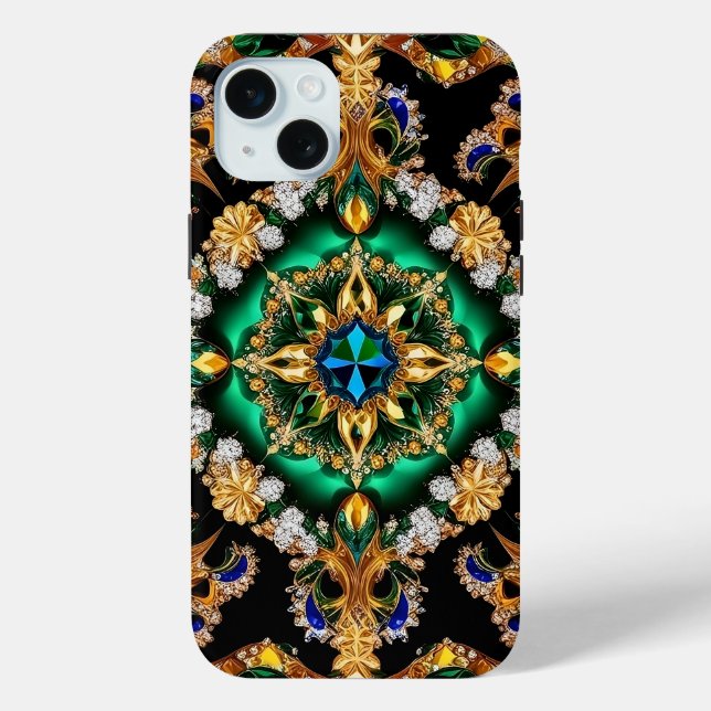 Apple iPhone 15 Plus Case, Brazil Colours Case-Mate iPhone Case (Back)