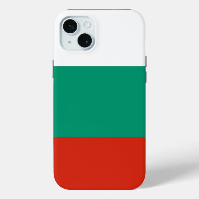 Apple iPhone 15 Plus Case, Bulgaria flag Case-Mate iPhone Case (Back)