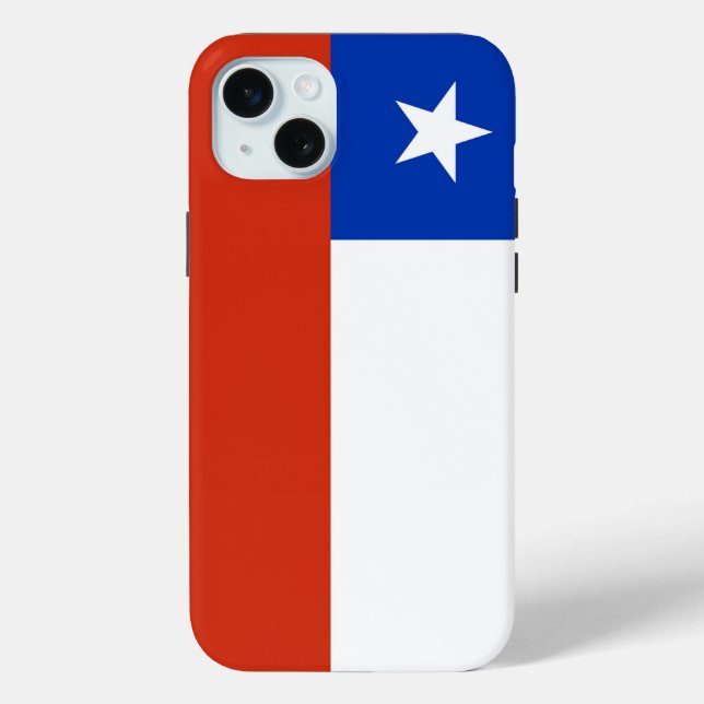 Apple iPhone 15 Plus Case, Chile flag Case-Mate iPhone Case (Back)