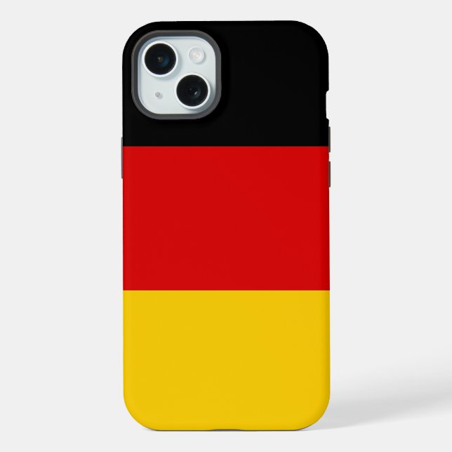 Apple iPhone 15 Plus Case, Germany flag Case (Back)