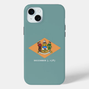 Apple iPhone 15 Plus Case-Mate, Delaware flag iPhone 15 Mini Case