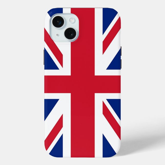 Apple iPhone 15 Plus Case, United Kingdom flag Case-Mate iPhone Case (Back)