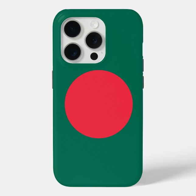 Apple iPhone 15 Pro Case-Mate, Bangladesh flag Case-Mate iPhone Case (Back)