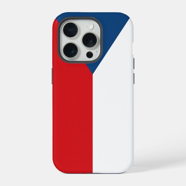 Apple iPhone 15 Pro Case-Mate, Czechia flag Case (Back)
