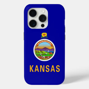 Apple iPhone 15 Pro Case-Mate Kansas flag iPhone 15 Pro Case