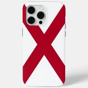 Apple iPhone 15 Pro Max Case, Alabama flag Case