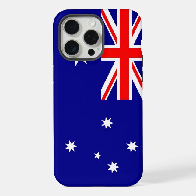 Apple iPhone 15 Pro Max Case, Australia flag Case (Back)
