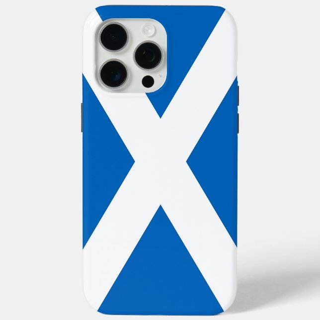 Apple iPhone 15 Pro Max Case, Scotland flag Case-Mate iPhone Case (Back)