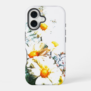apple iphone 16 case flower style design
