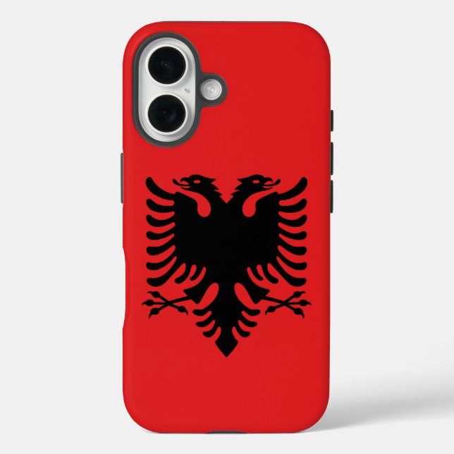 Apple iPhone 16 Case-Mate with Albania flag Case (Back)