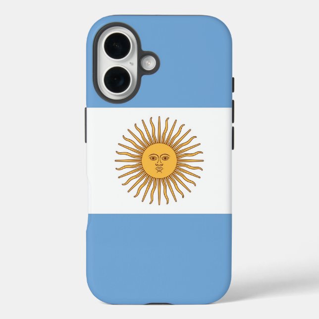 Apple iPhone 16 Case-Mate with Argentina flag Case (Back)