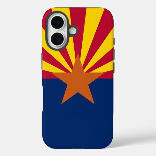 Apple iPhone 16 Case-Mate with Arizona flag Case (Back)