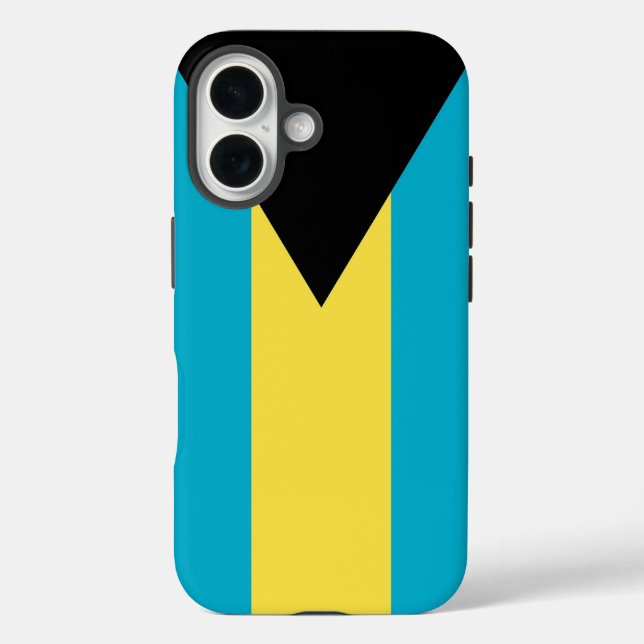 Apple iPhone 16 Case-Mate with Bahamas flag Case (Back)