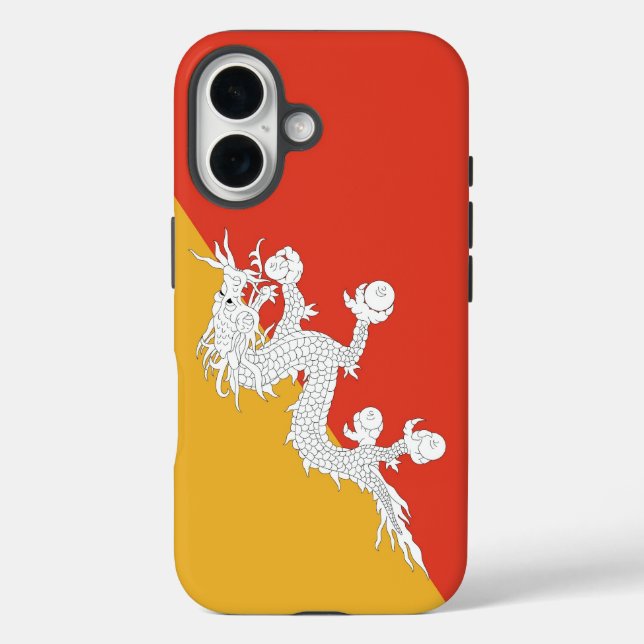 Apple iPhone 16 Case-Mate with Bhutan flag Case (Back)