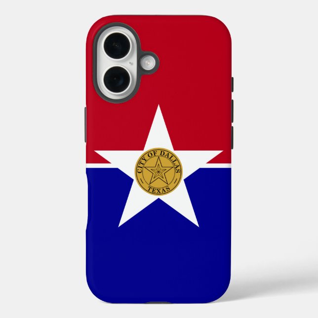 Apple iPhone 16 Case-Mate with Dallas flag Case (Back)