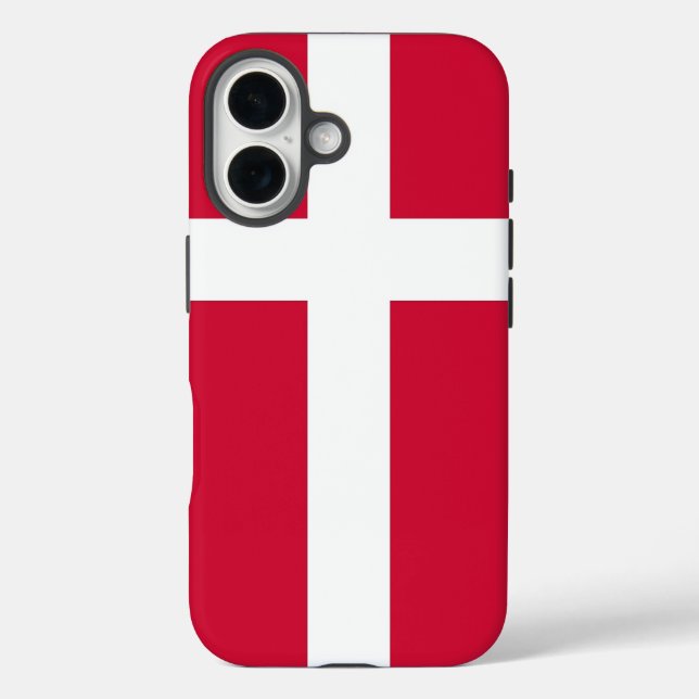 Apple iPhone 16 Case-Mate with Denmark flag Case (Back)