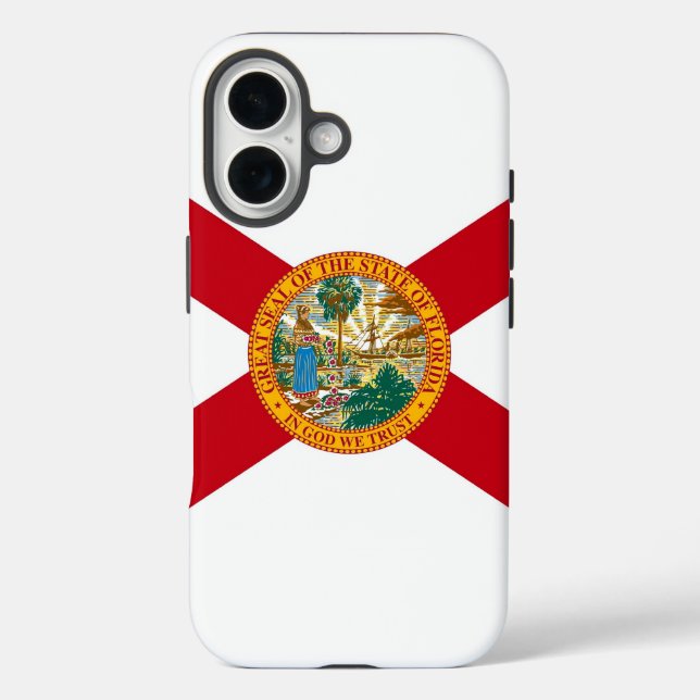 Apple iPhone 16 Case-Mate with Florida flag Case (Back)