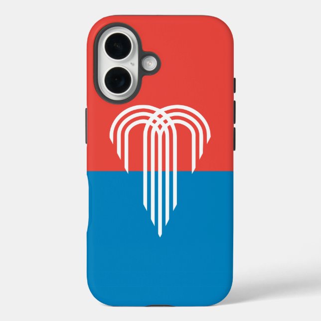 Apple iPhone 16 Case-Mate with Kansas City flag Case (Back)