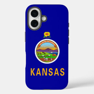 Apple iPhone 16 Case-Mate with Kansas flag Case