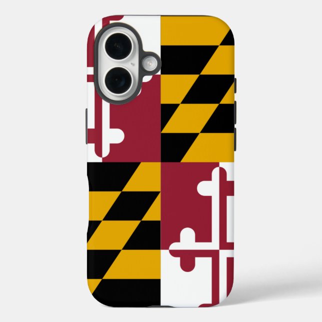 Apple iPhone 16 Case-Mate with Maryland flag Case (Back)