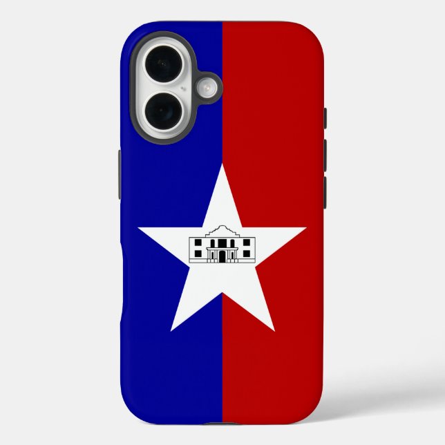 Apple iPhone 16 Case-Mate with San Antonio flag Case (Back)