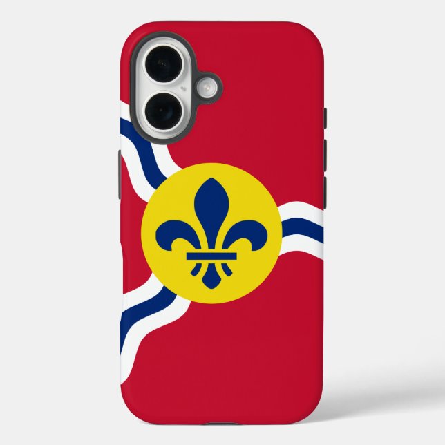 Apple iPhone 16 Case-Mate with St. Louis flag Case (Back)
