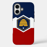 Apple iPhone 16 Case, Utah State flag