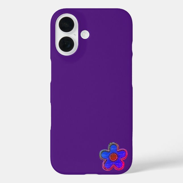 apple iphone 16 flower style design Case-Mate iPhone case (Back)
