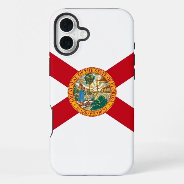 Apple iPhone 16 Plus Case-Mate, Florida flag Case (Back)