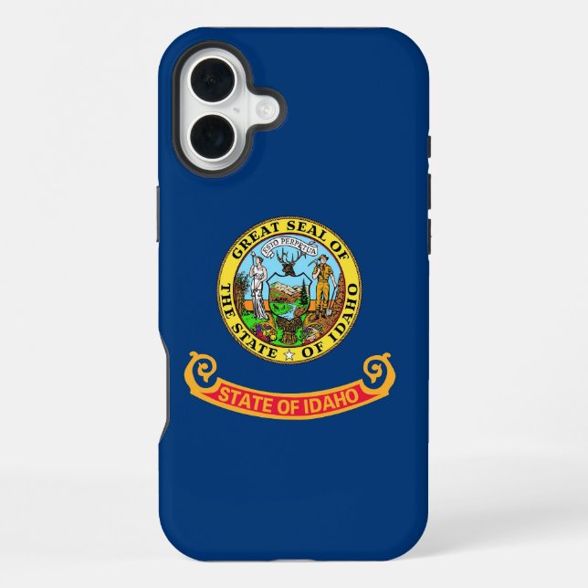 Apple iPhone 16 Plus Case-Mate Idaho flag Case (Back)