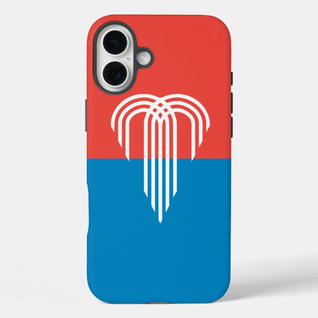 Apple iPhone 16 Plus Case-Mate Kansas City flag Case (Back)