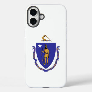 Apple iPhone 16 Plus Case-Mate, Massachusetts flag iPhone 16 Plus Case