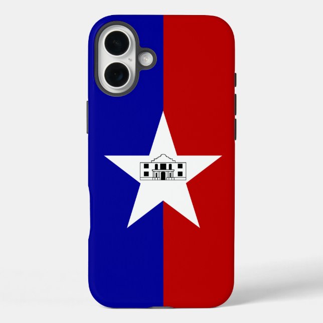 Apple iPhone 16 Plus Case-Mate San Antonio flag Case (Back)