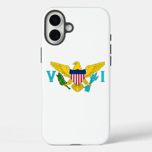 Apple iPhone 16 Plus Case, US Virgin Islands flag iPhone 16 Plus Case