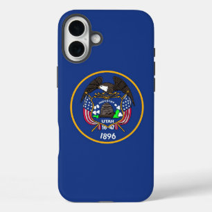 Apple iPhone 16 Plus Case, Utah State old flag iPhone 16 Plus Case