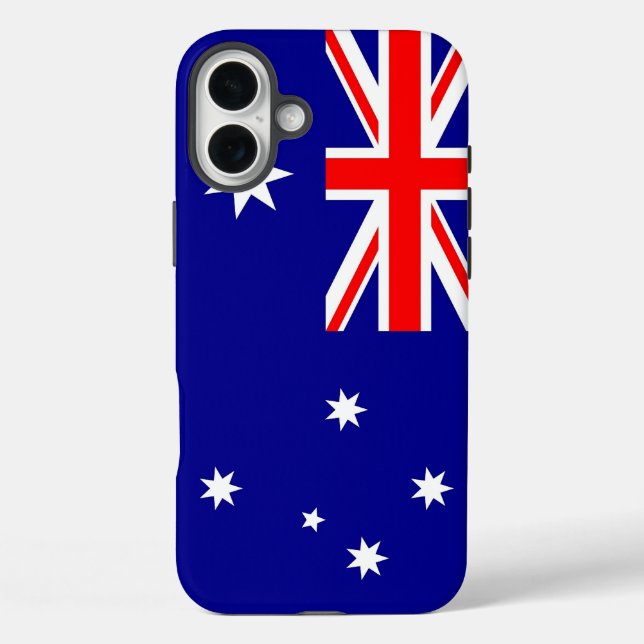 Apple iPhone 16 Plus Mate, Australia flag Case-Mate iPhone Case (Back)