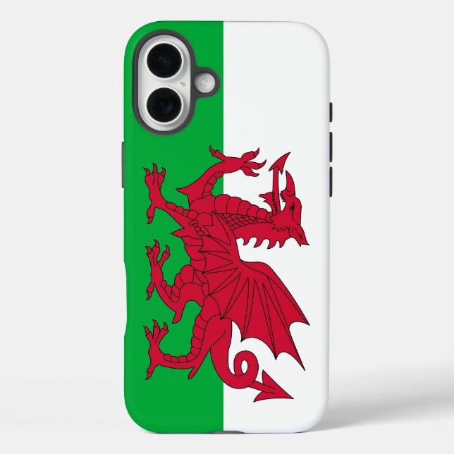 Apple iPhone 16 Plus Mate, Wales flag Case-Mate iPhone Case (Back)