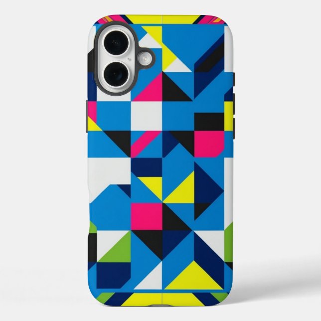 Apple iPhone 16 Plus – Modern Colourful Protection Case-Mate iPhone Case (Back)