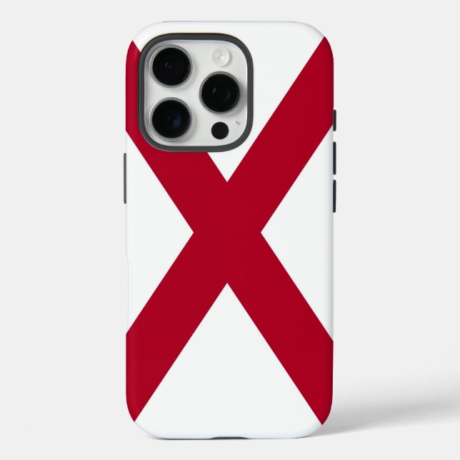Apple iPhone 16 Pro Case-Mate, Alabama flag Case-Mate iPhone Case (Back)
