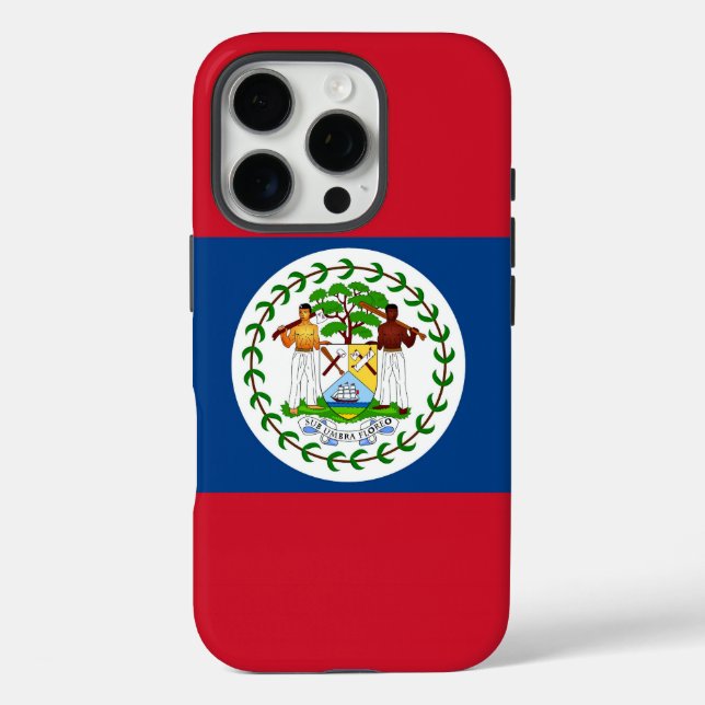 Apple iPhone 16 Pro Case-Mate, Belise Flag Case-Mate iPhone Case (Back)