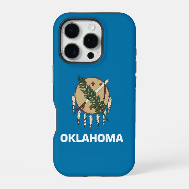 Apple iPhone 16 Pro Case-Mate, Oklahoma flag Case (Back)