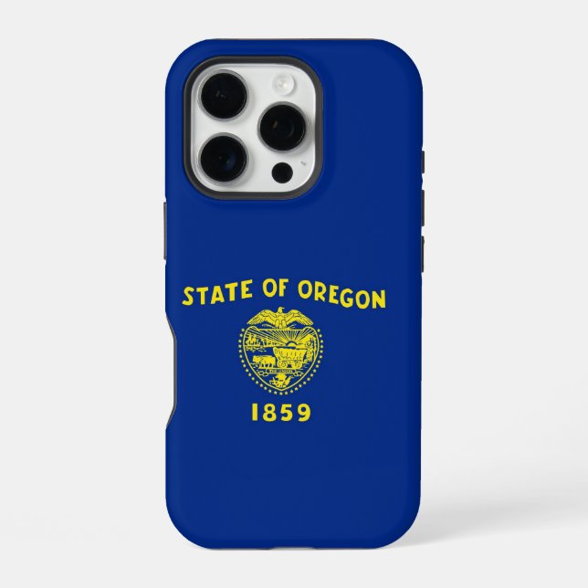 Apple iPhone 16 Pro Case-Mate, Oregon State flag Case (Back)