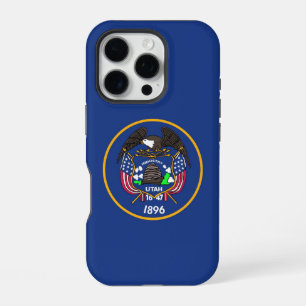 Apple iPhone 16 Pro Case, Utah State old flag Case