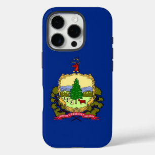Apple iPhone 16 Pro Case, Vermont State flag iPhone 16 Pro Case