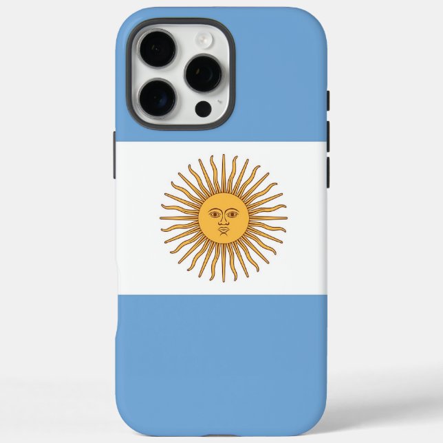 Apple iPhone 16 Pro Max Case, Argentina flag Case-Mate iPhone Case (Back)
