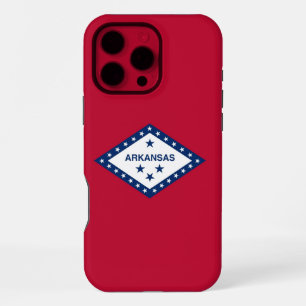 Apple iPhone 16 Pro Max Case, Arkansas flag Case